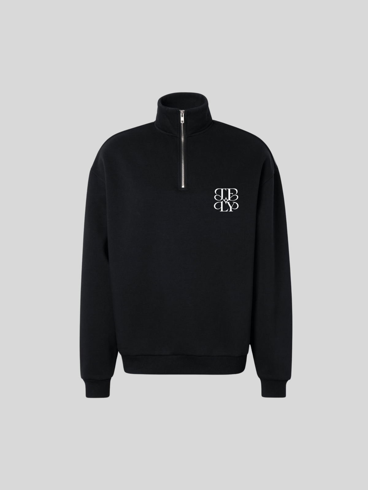 198/26 - YOU‘RE EVERYDAY BLACK ZIP SWEAT