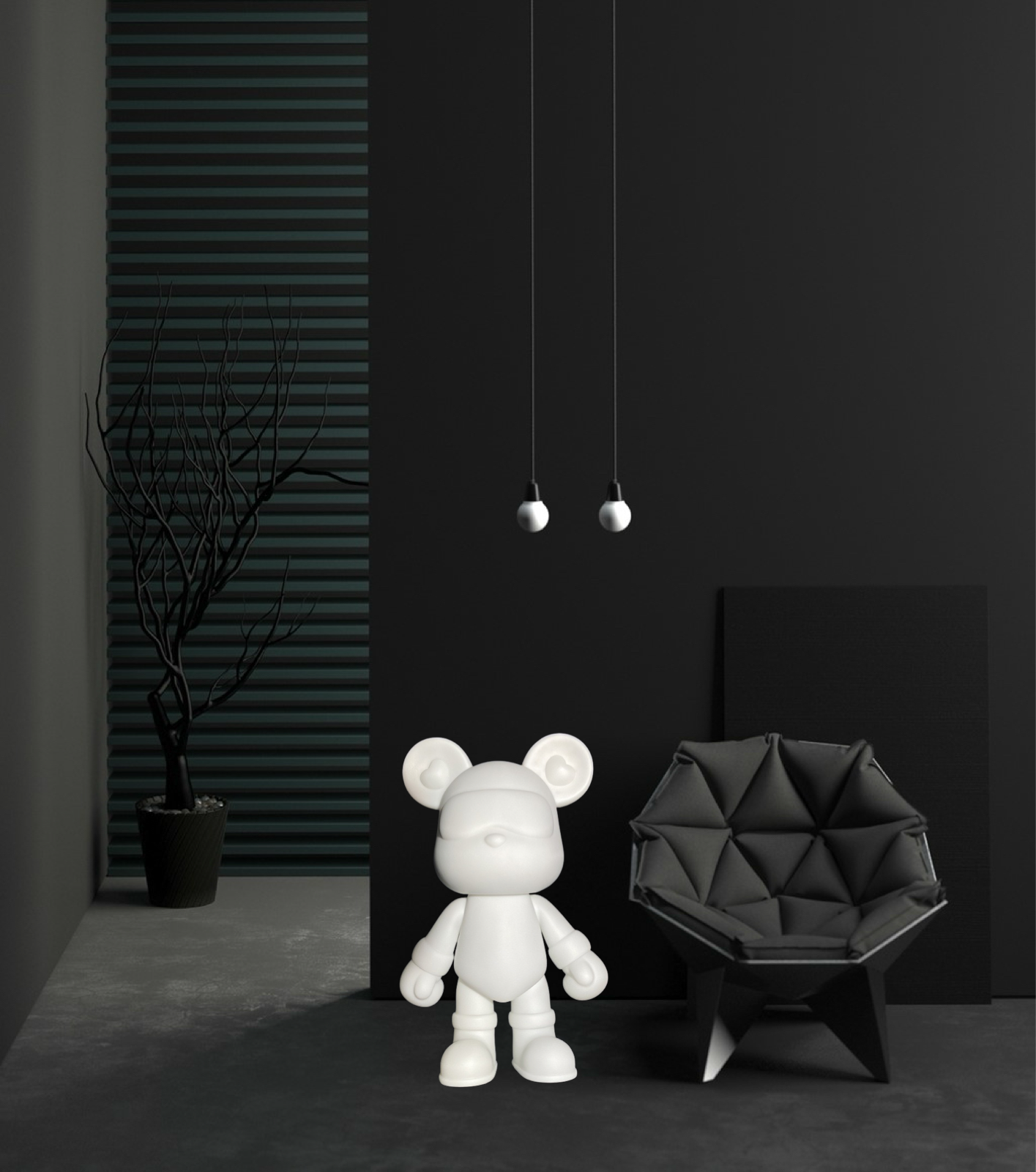 TFLY X VALLY - „THE BIG ONE“ GRAFFITI BEAR 55cm
