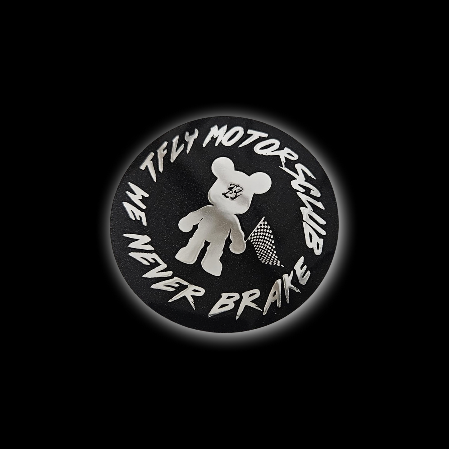 TFLY MOTOR STICKER CHROME