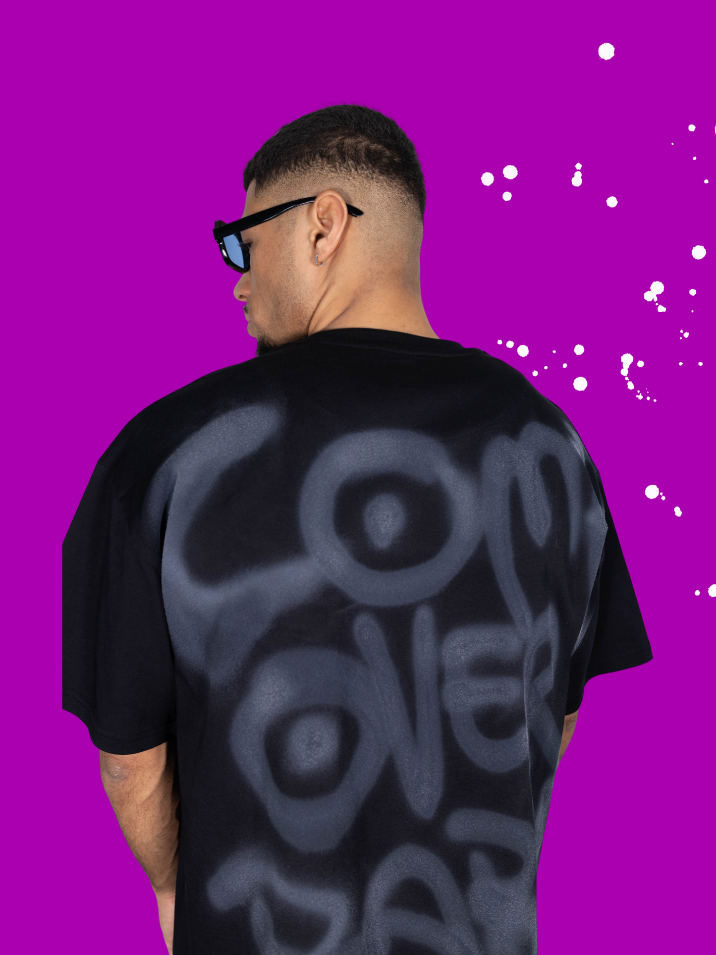 TFLY X YP GRAFFITI SERIES BLACKGREY SHIRT
