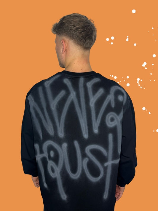 TFLY X YP GRAFFITI SERIES BLACKGREY LONGSLEEVE